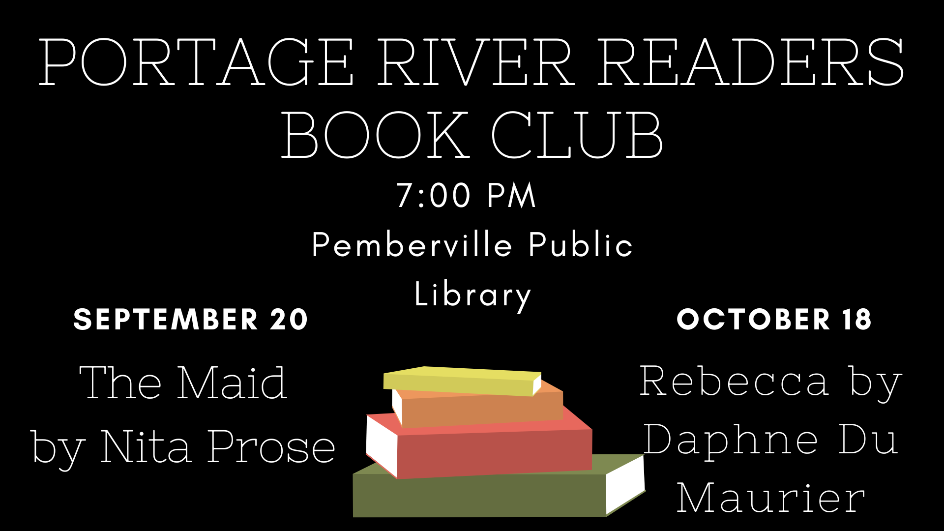 Portage River Readers September October 22