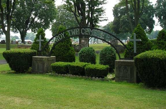 Troy Township Cemetery entrance