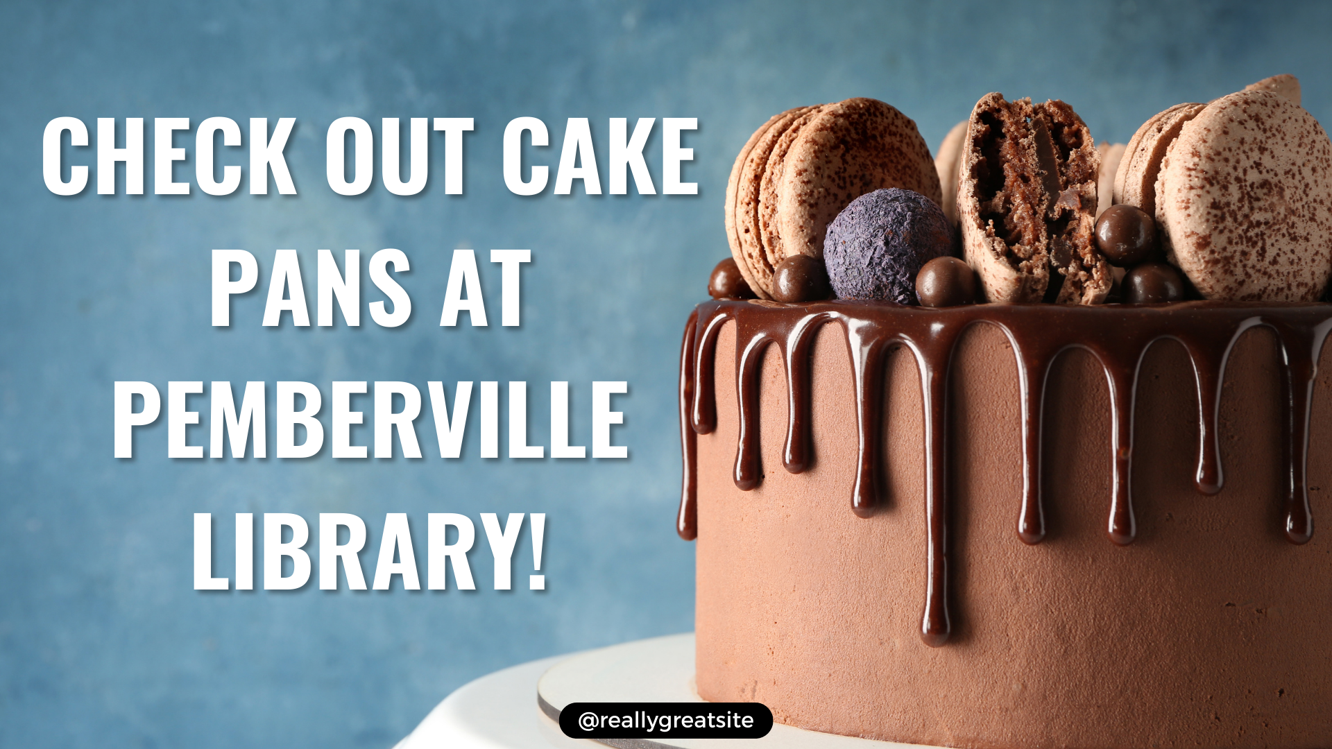 Check out cake pans at Pemberville Library!