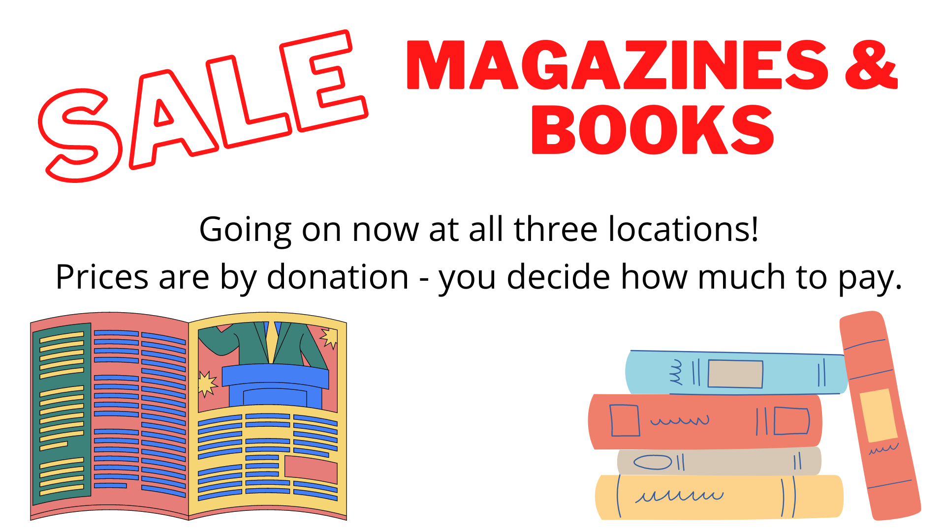 Magazine and Book Sale