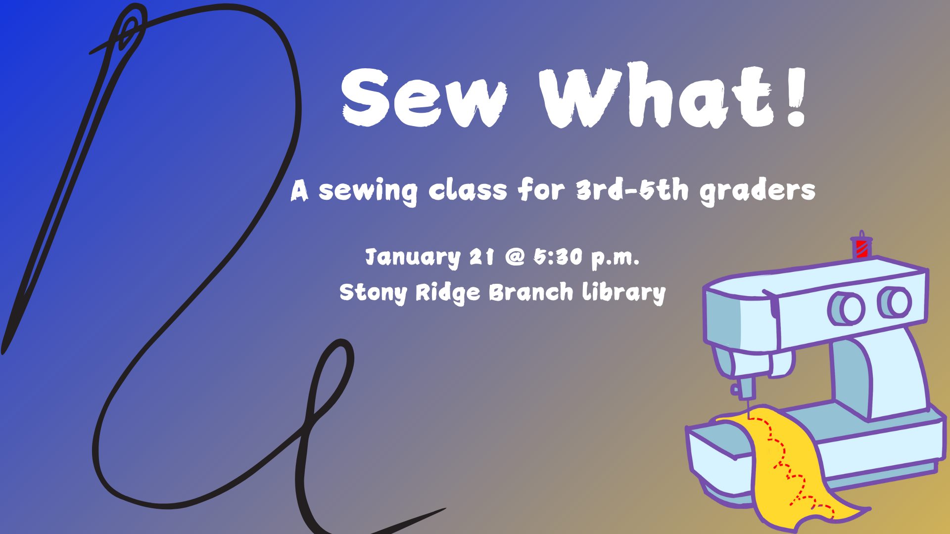 Date and Time for Sew What!