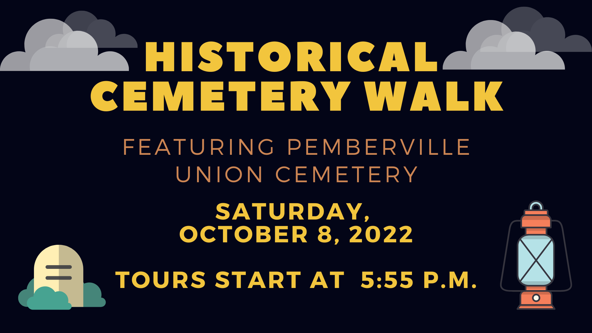 Historical Cemetery Walk featuring Pemberville Union Cemetery