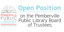 Open position on the Pemberville Public Library Board of Trustees